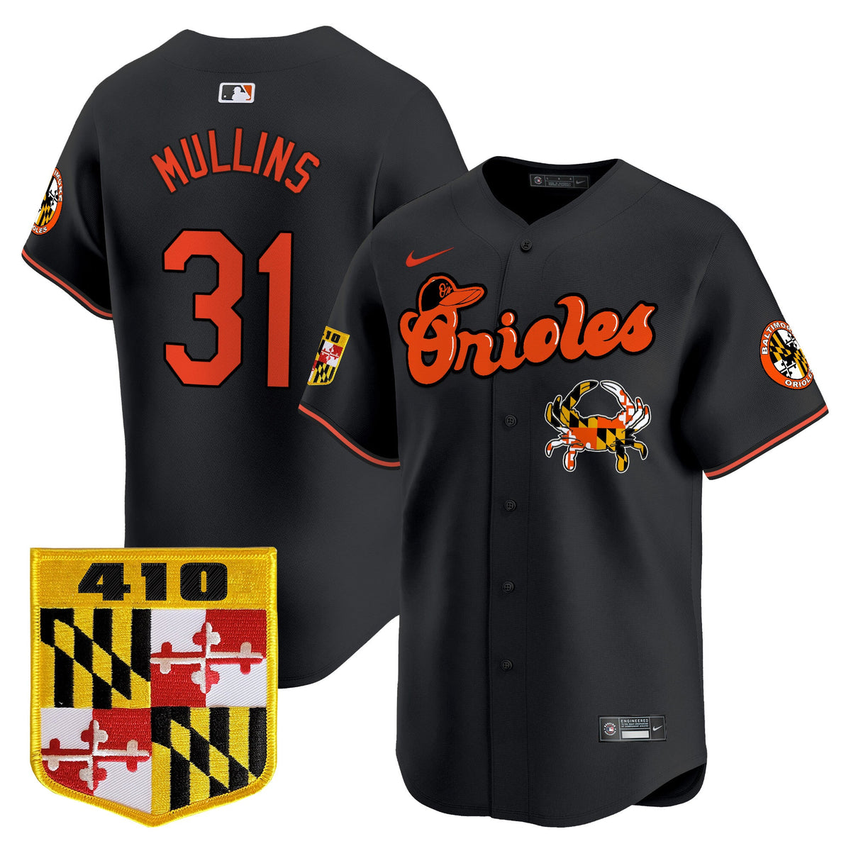 BAL 410 & Chesapeake Crab Patch Vapor Premier Limited Jersey - Stitched