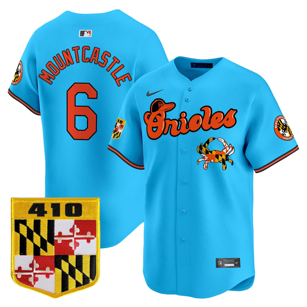 BAL 410 & Chesapeake Crab Patch Vapor Premier Limited Jersey - Stitched (8)