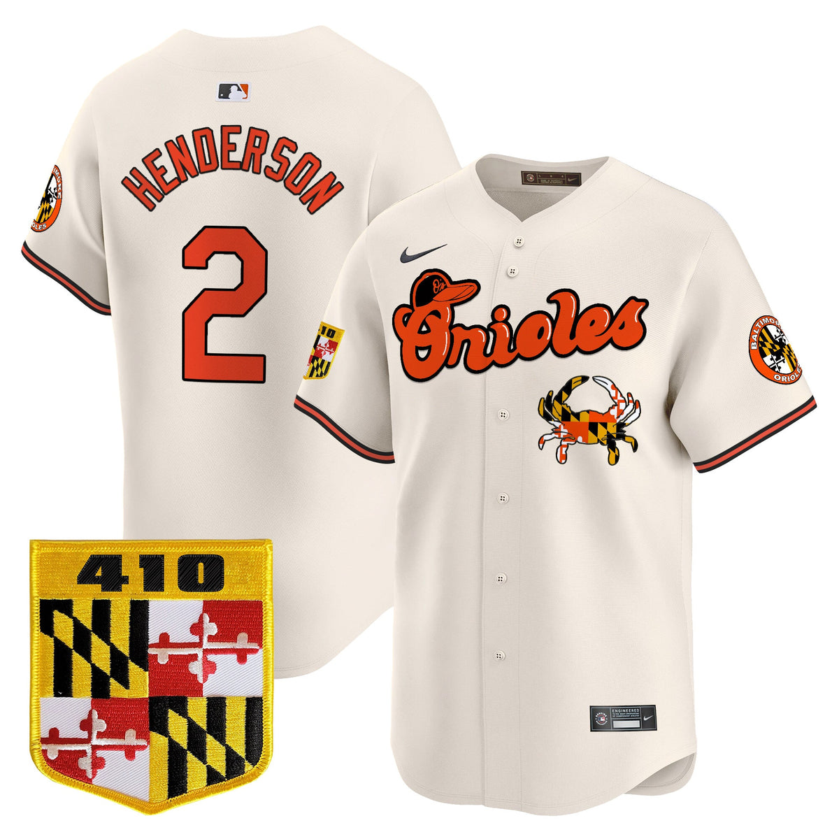 BAL 410 & Chesapeake Crab Patch Vapor Premier Limited Jersey - Stitched (8)
