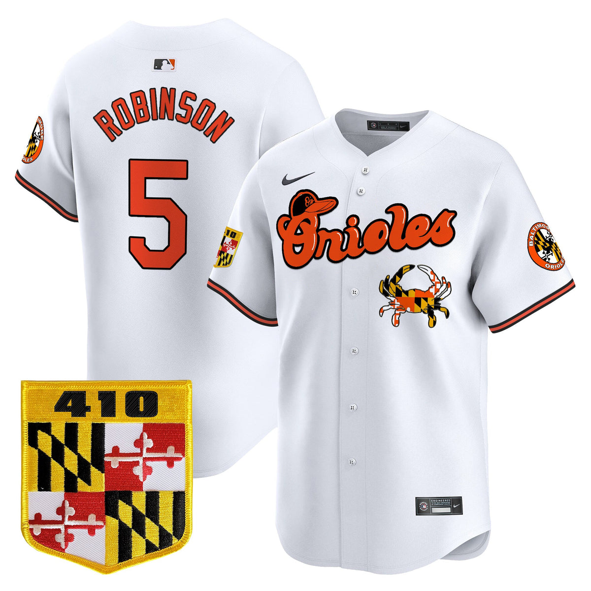 BAL 410 & Chesapeake Crab Patch Vapor Premier Limited Jersey - Stitched