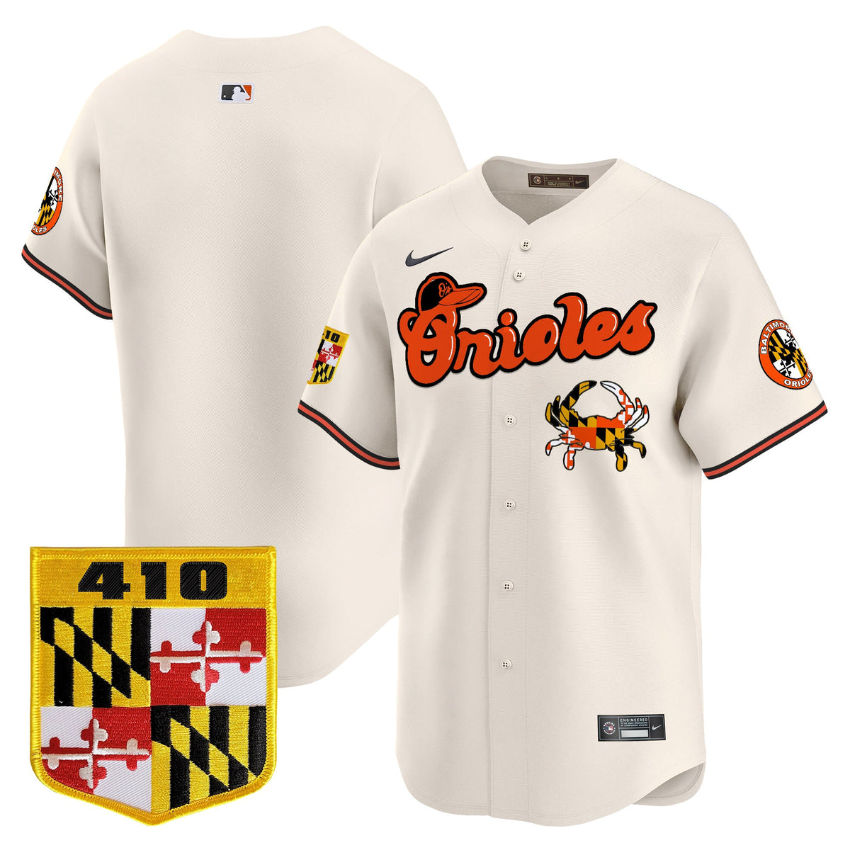 BAL 410 & Chesapeake Crab Patch Vapor Premier Limited Jersey - Stitched
