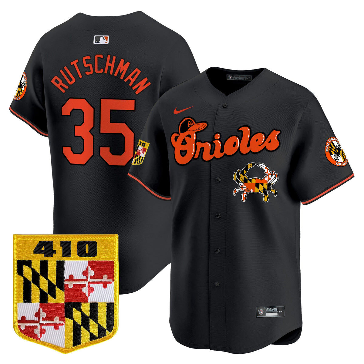 BAL 410 & Chesapeake Crab Patch Vapor Premier Limited Jersey - Stitched
