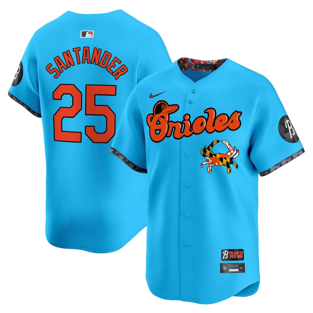 BAL Maryland Blue Crab Vapor Premier Limited Jersey - Stitched