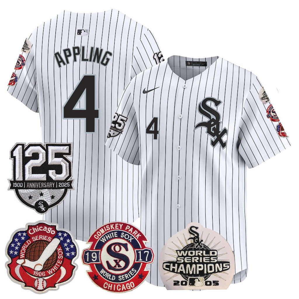 CWS 125th Anniversary - World Series Champions Jersey - Stitched
