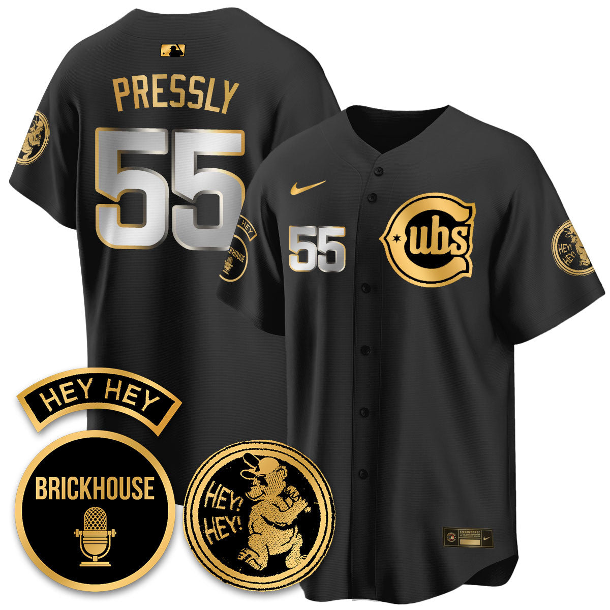 CHC Limited Jersey - Jack Brickhouse "Hey Hey" Patch - Stitched