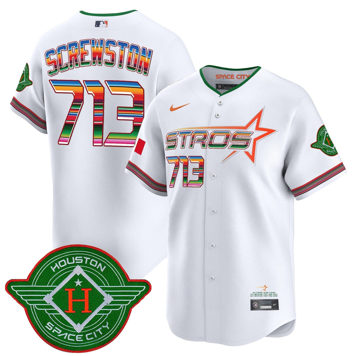 Astros 2025 City Connect Mexico Vapor Premier Limited Jersey - Stitched