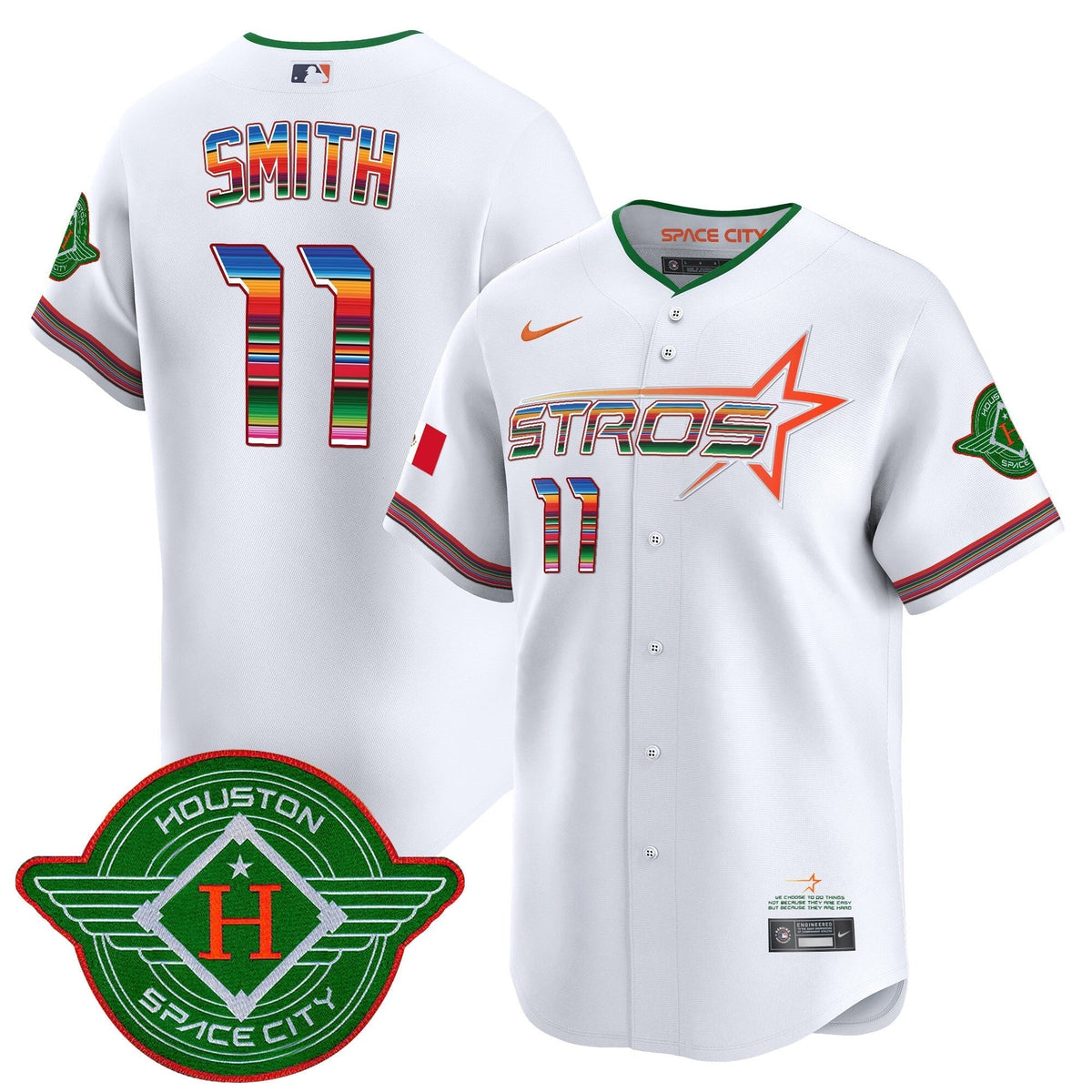 Astros 2025 City Connect Mexico Vapor Premier Limited Jersey - Stitched