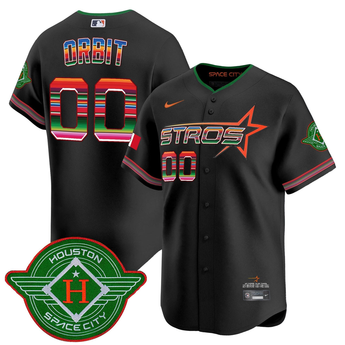Astros 2025 City Connect Mexico Vapor Premier Limited Jersey - Stitched