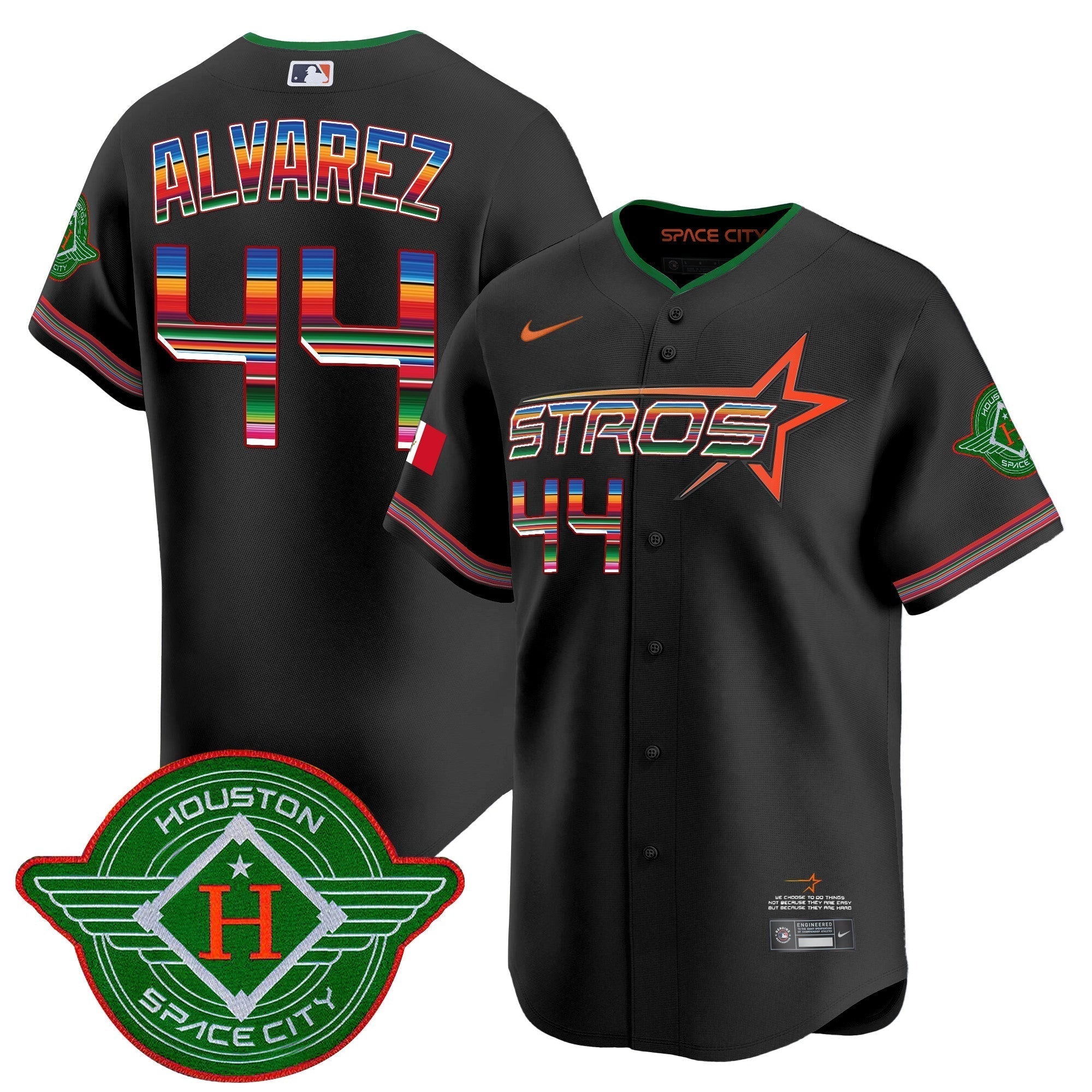 Astros 2025 City Connect Mexico Vapor Premier Limited Jersey - Stitched