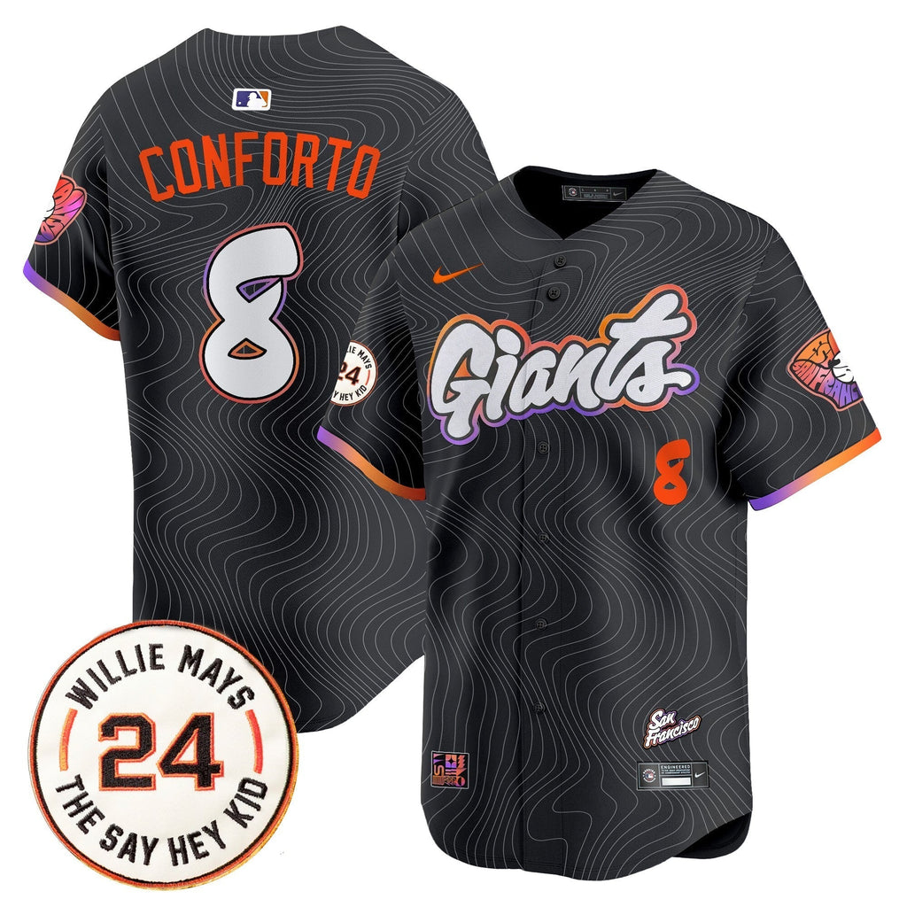 SF 2025 Willie Mays Patch Vapor Premier Limited Jersey - Stitched