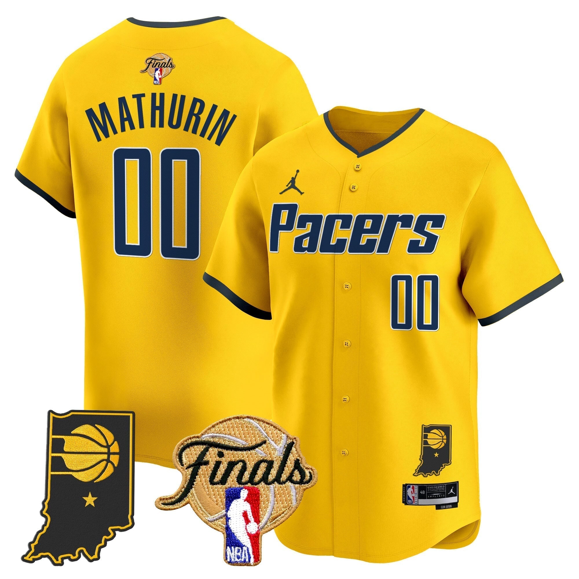 IND 2025 Finals Vapor Baseball Jersey - Stitched
