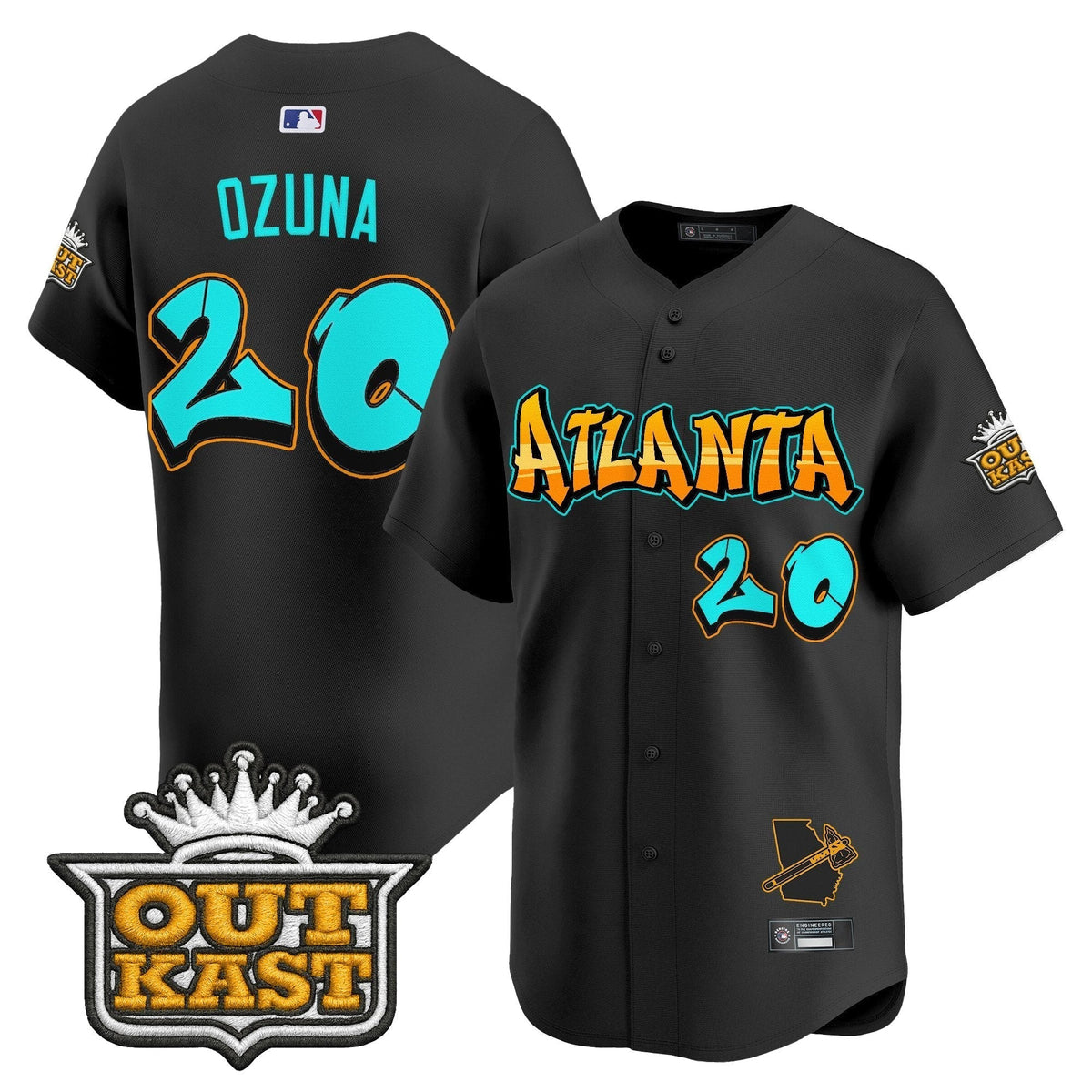 ATL 'Graffiti A-Town Edition' Vapor Premier Limited Jersey - Stitched