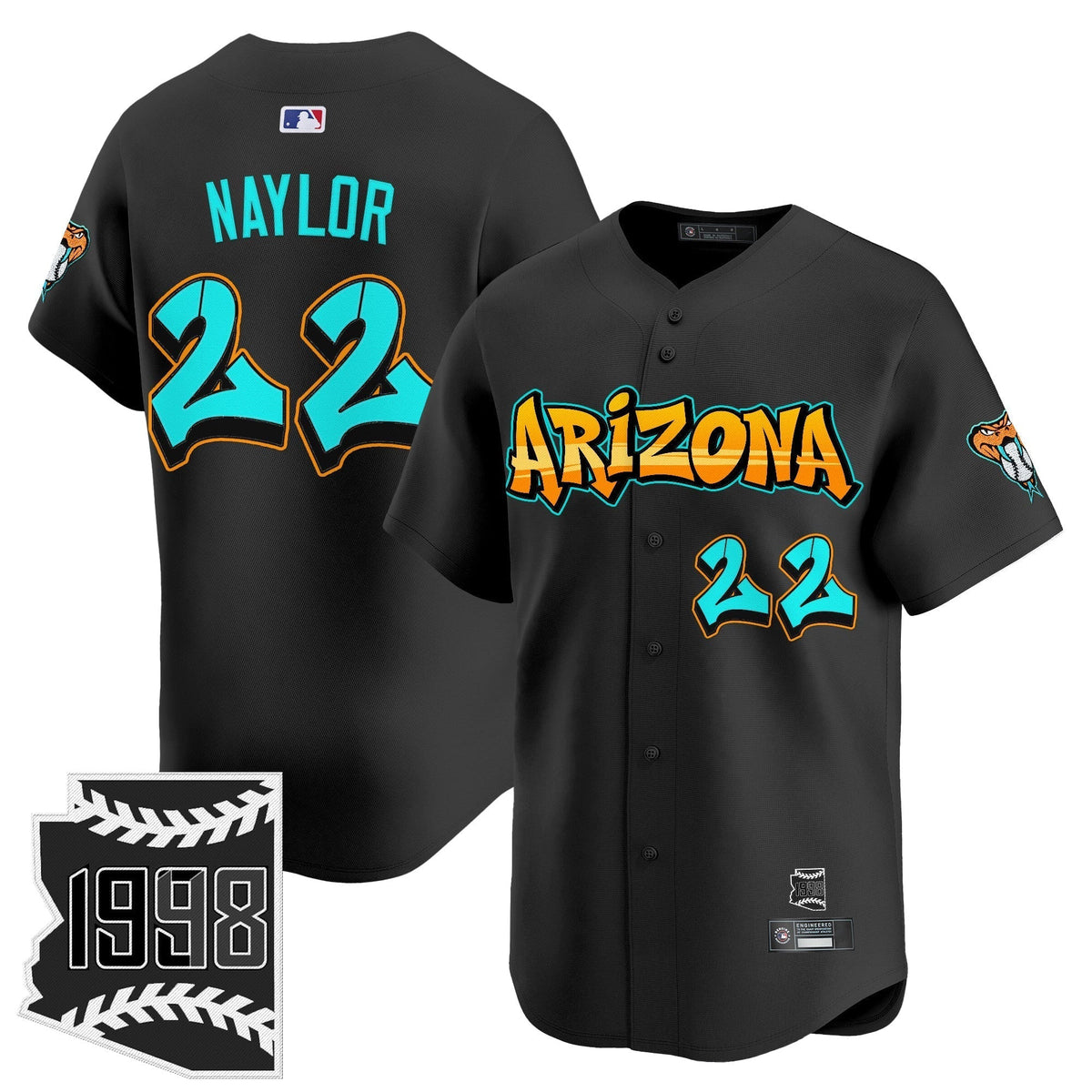 ARI 'Graffiti Desert Ink Edition' Vapor Premier Limited Jersey - Stitched