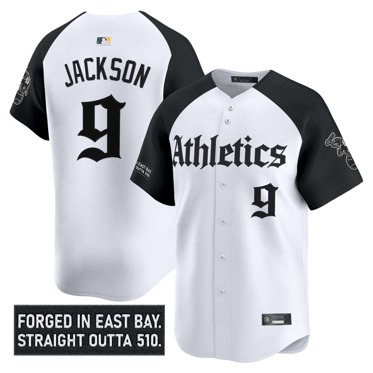 Athletics 'Gothic East Bay Edition' Vapor Premier Limited Jersey - Stitched