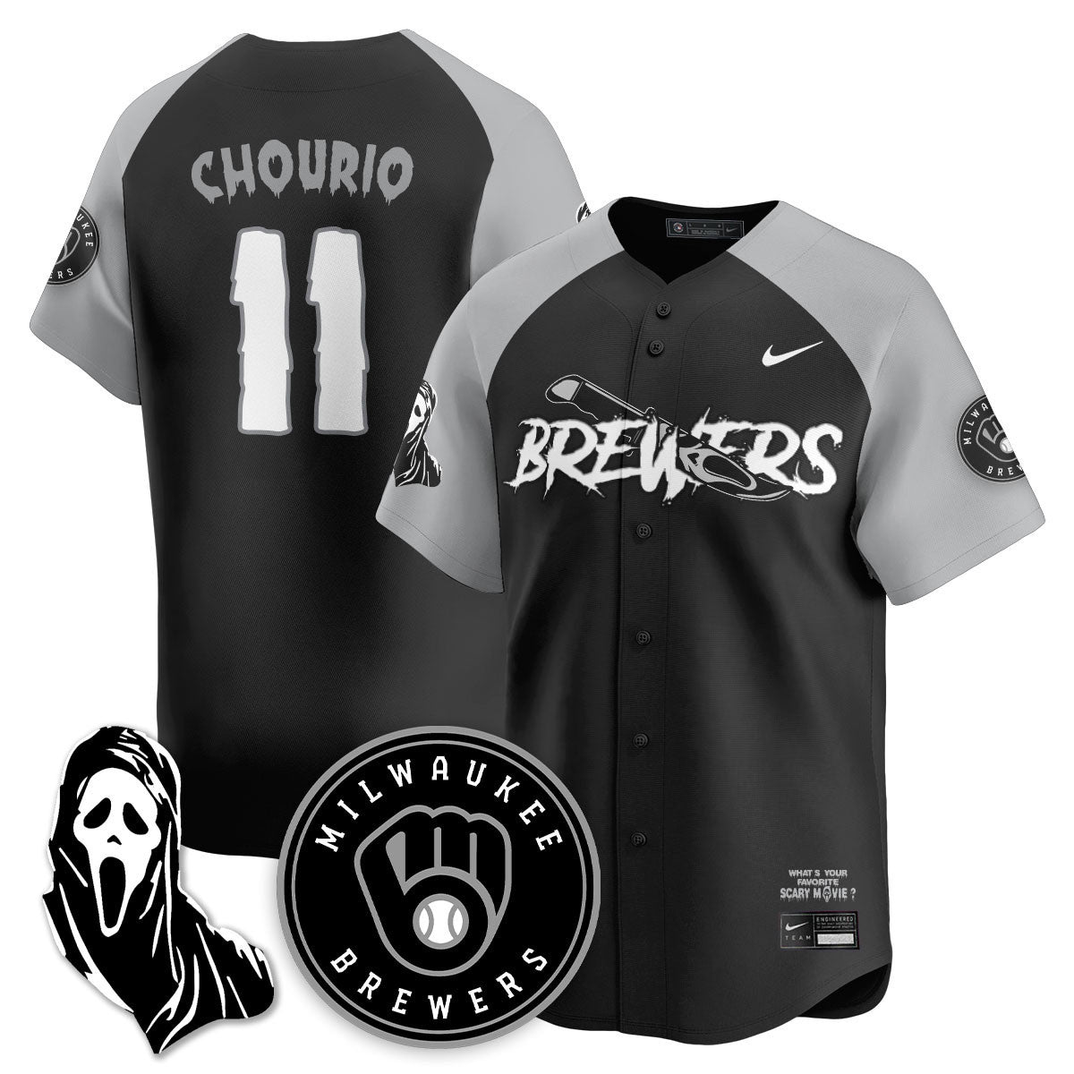 MIL "Scream Ghostface" Jersey - Stitched