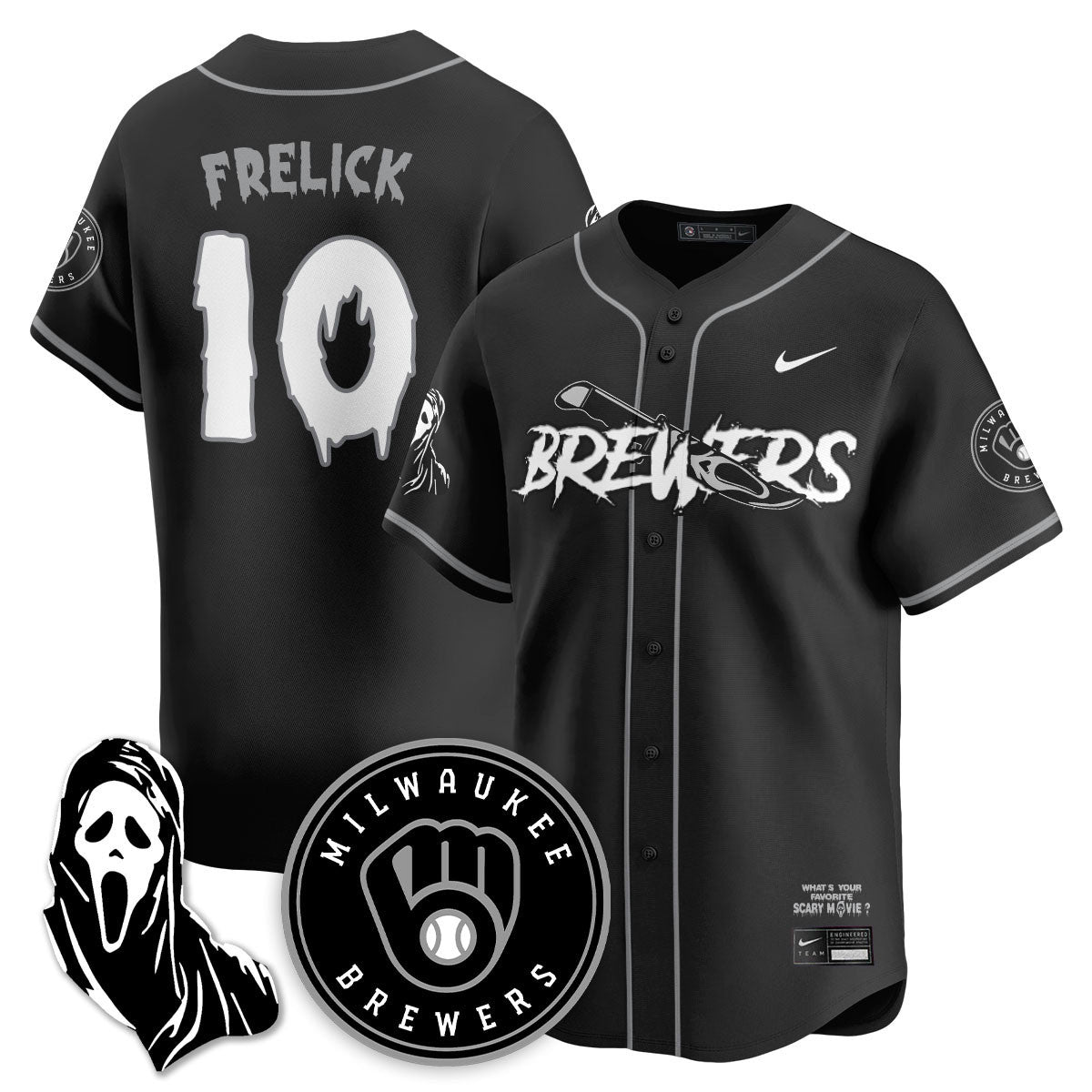 MIL "Scream Ghostface" Jersey - Stitched