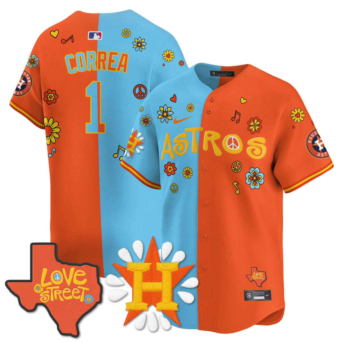HOU "Love Street" Limited Jersey - Stitched