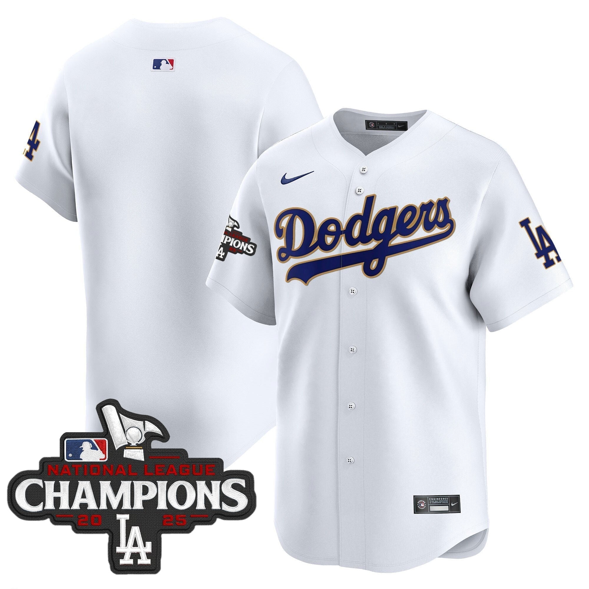 Dodgers 2025 National League Champions Vapor Premier Limited Jersey - Stitched