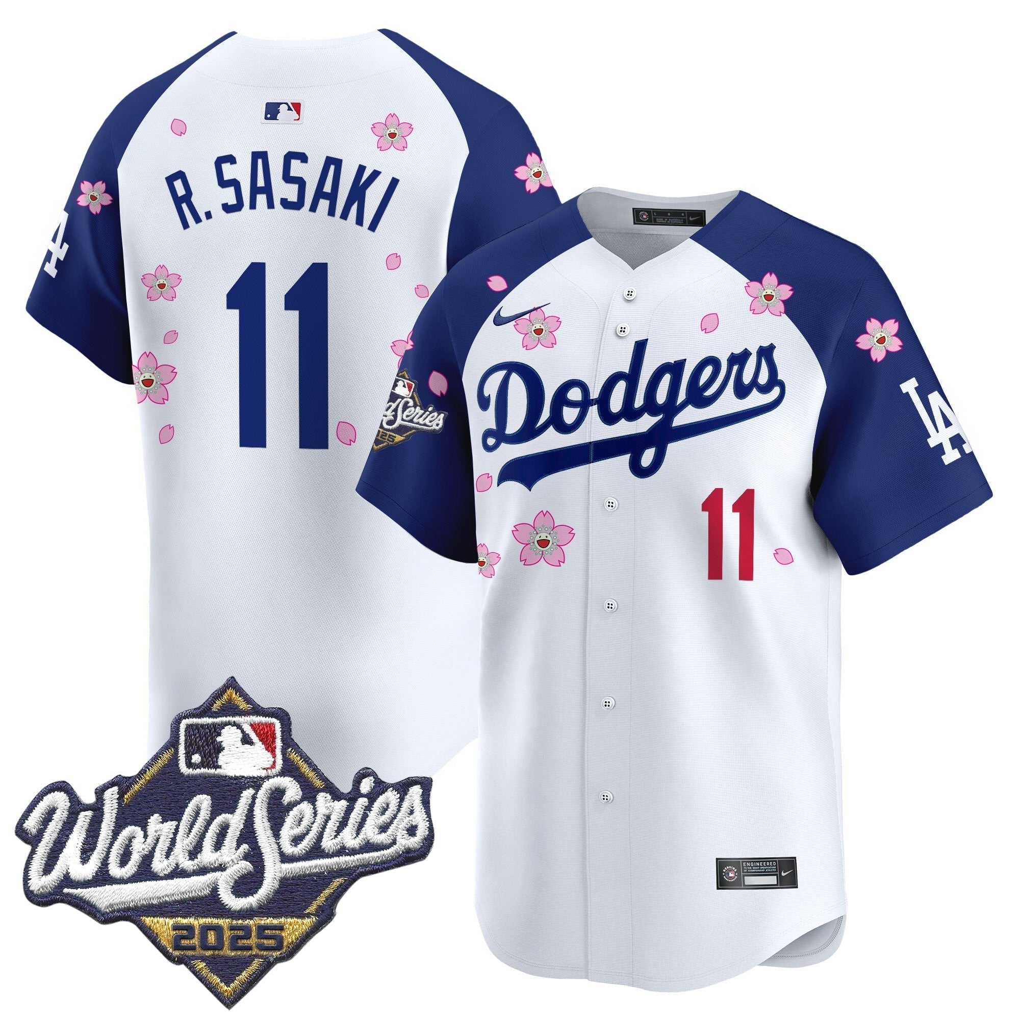 Dodgers 2025 World Series x Tokyo Series Vapor Premier Limited Jersey - Stitched