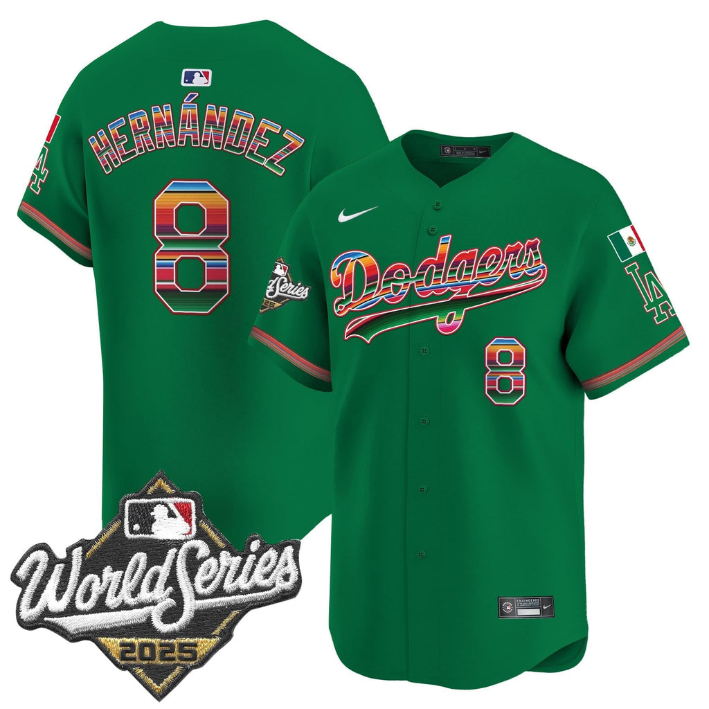 Dodgers Mexico 2025 World Series Vapor Premier Limited Jersey - Stitched