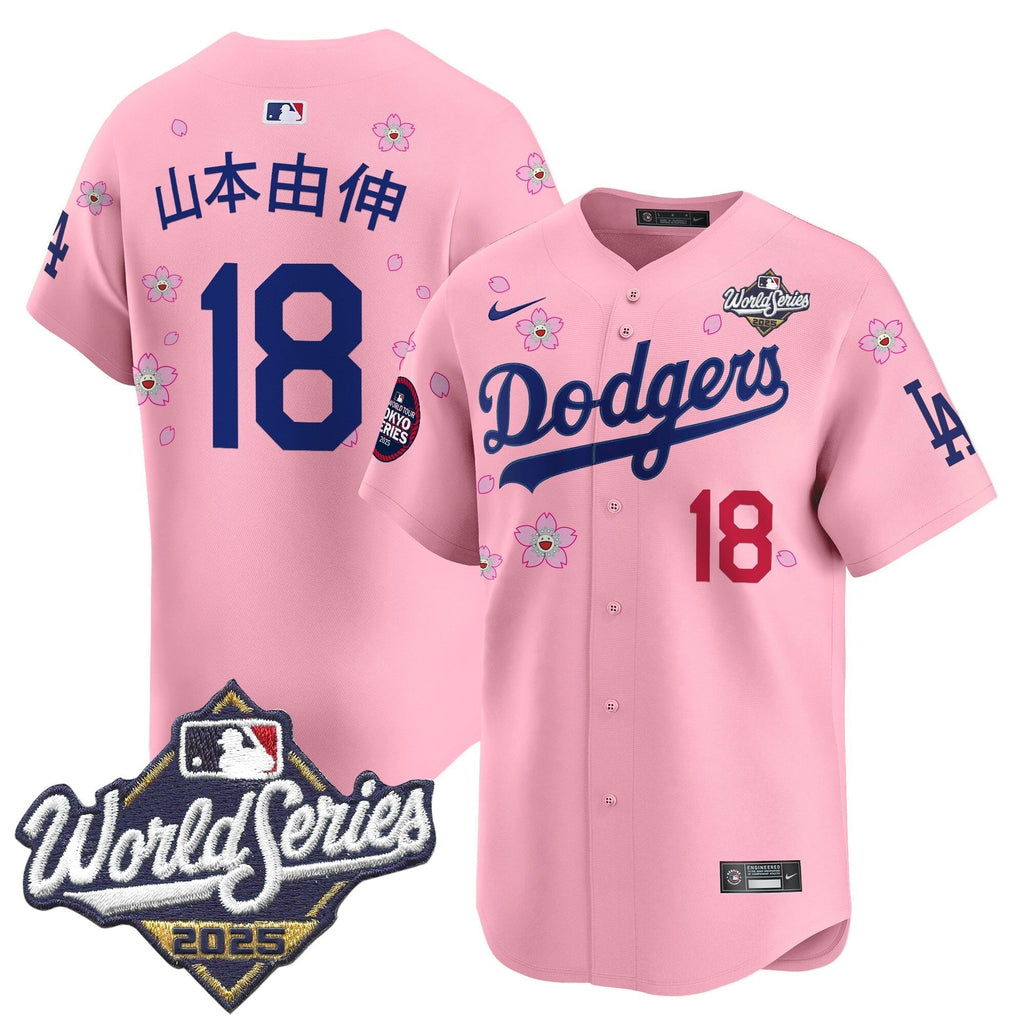 LAD 2025 World Series x Tokyo Series Vapor Premier Limited Jersey V2 - Stitched