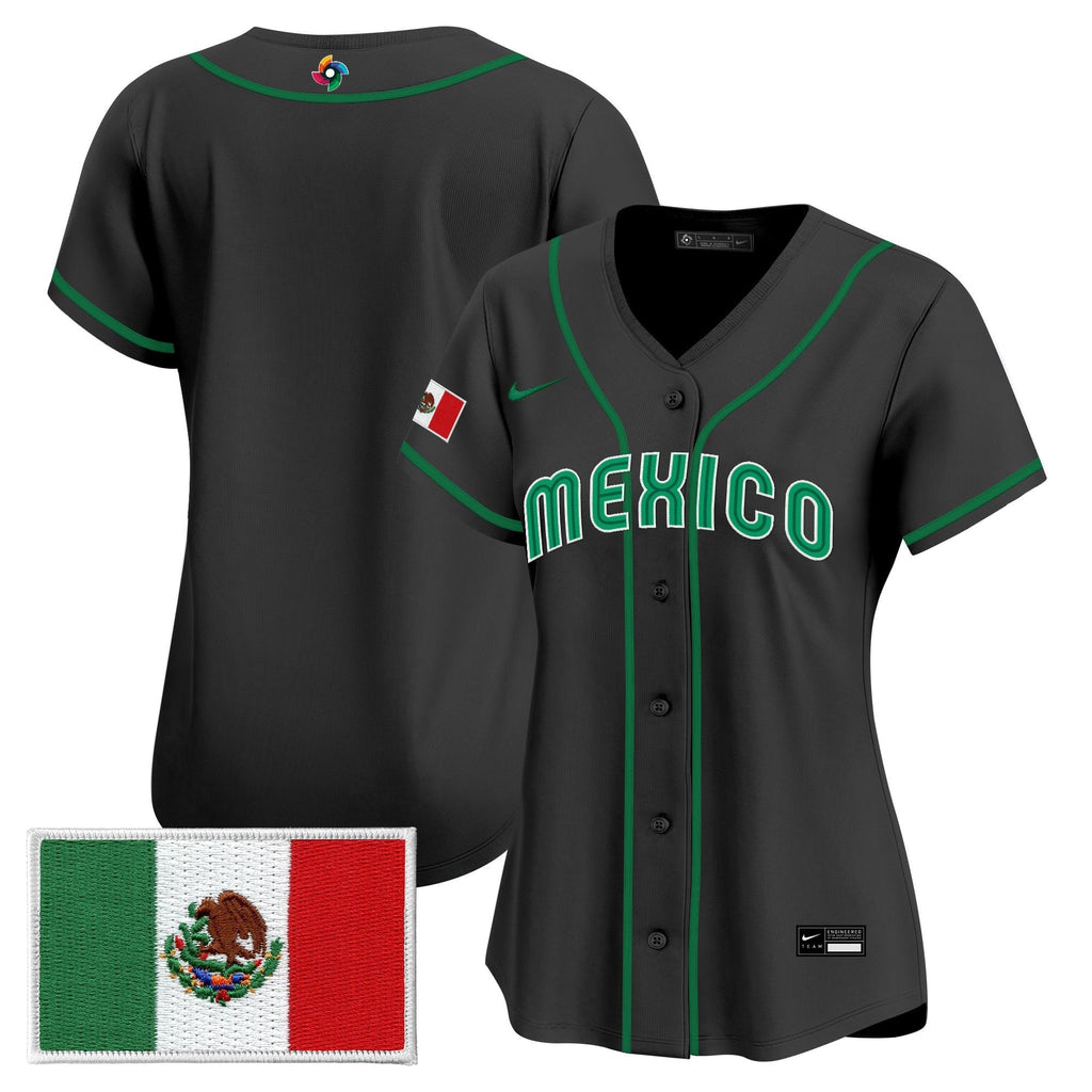 Women's Team Mexico World Baseball Classic Vapor Premier Jersey - 2026 Roster - Stitched