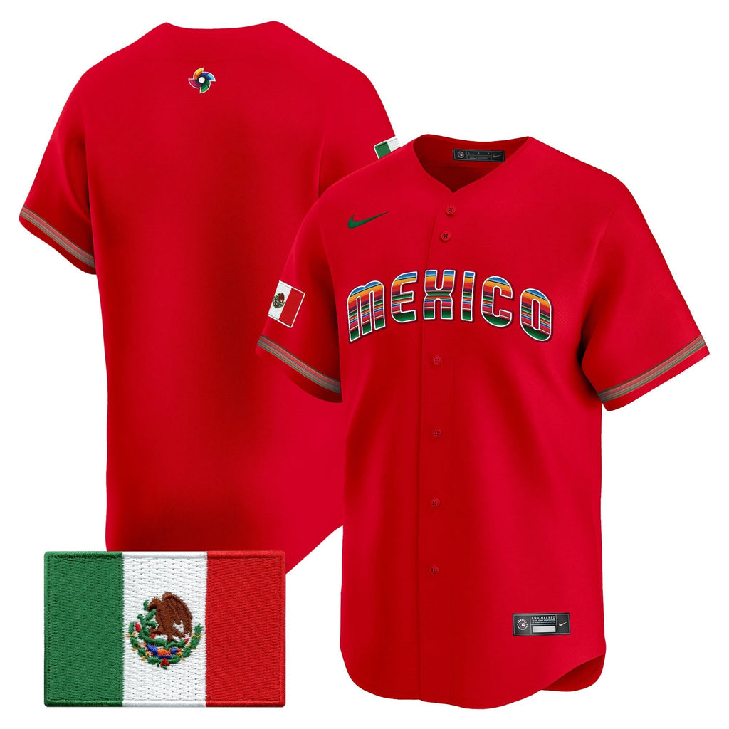 Team Mexico World Baseball Classic "Serape Edition" Vapor Premier Jersey - 2026 Roster - Stitched