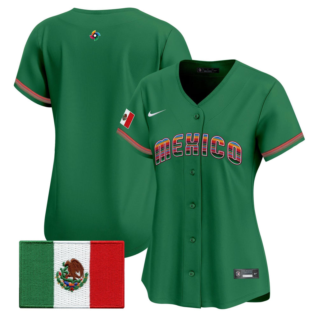 Women's Team Mexico World Baseball Classic "Serape Edition" Vapor Premier Jersey - 2026 Roster - Stitched
