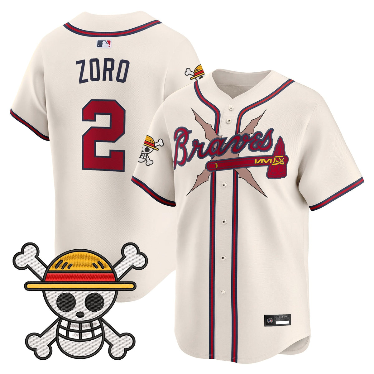 ATL x  OP Vapor Premier Limited Jersey - Stitched