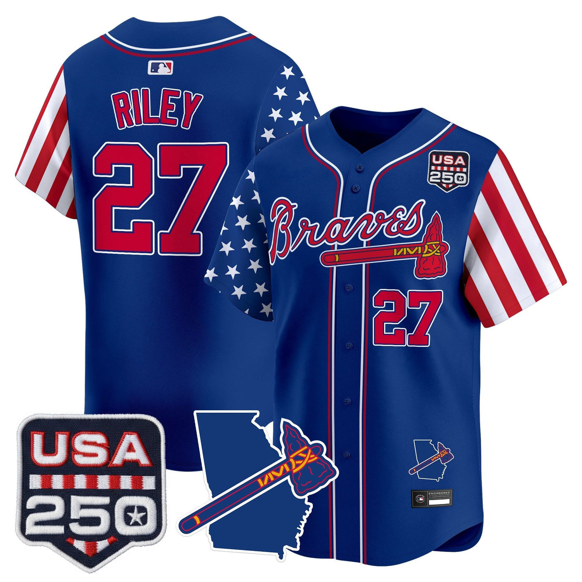 ATL "America 250 Edition" Vapor Premier Limited Jersey - Stitched