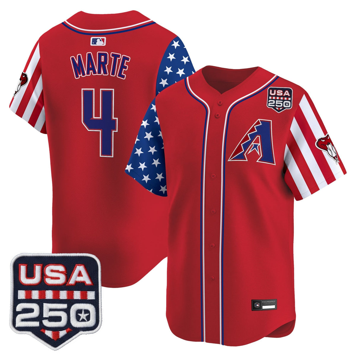 ARI "America 250 Edition" Vapor Premier Limited Jersey - Stitched
