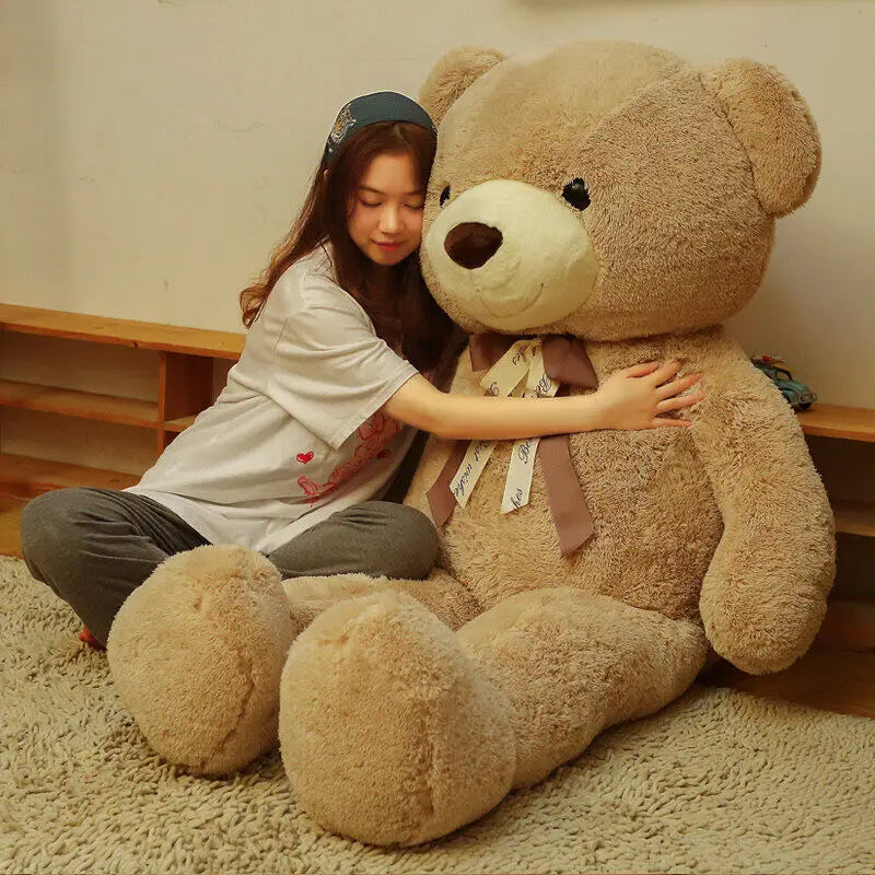 Stuffed Plush Animals Giant Teddy Bear Plush Stuffed Animal Birthday Gift Hug Pillow Sleeping Pillow Oversized Soft Cuddly Toy