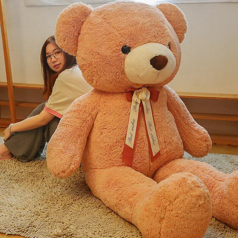 Stuffed Plush Animals Giant Teddy Bear Plush Stuffed Animal Birthday Gift Hug Pillow Sleeping Pillow Oversized Soft Cuddly Toy