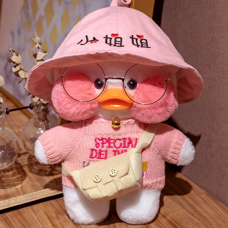 30cm Pato Plush Lalafanfan Duck Cute Stuffed Toys yellow Duck Hug Flifan Duck Kawaii Plushes Animal Plushies Pillow Soft Toy