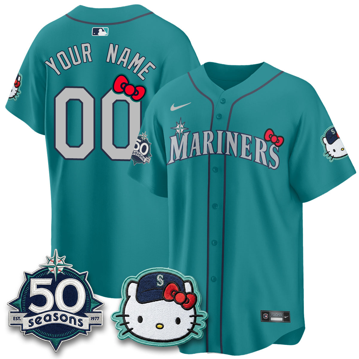 SEA x Meow KT Night Limited Custom Jersey - Stitched