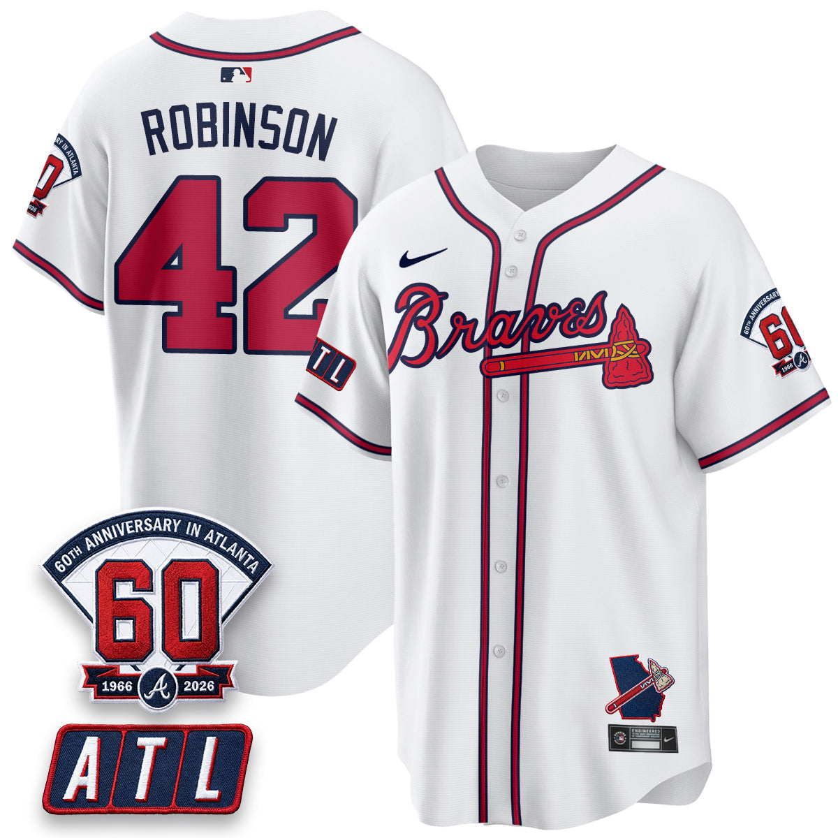 ATL 2026 60th Anniversary Vapor Limited Jersey - All Stitched
