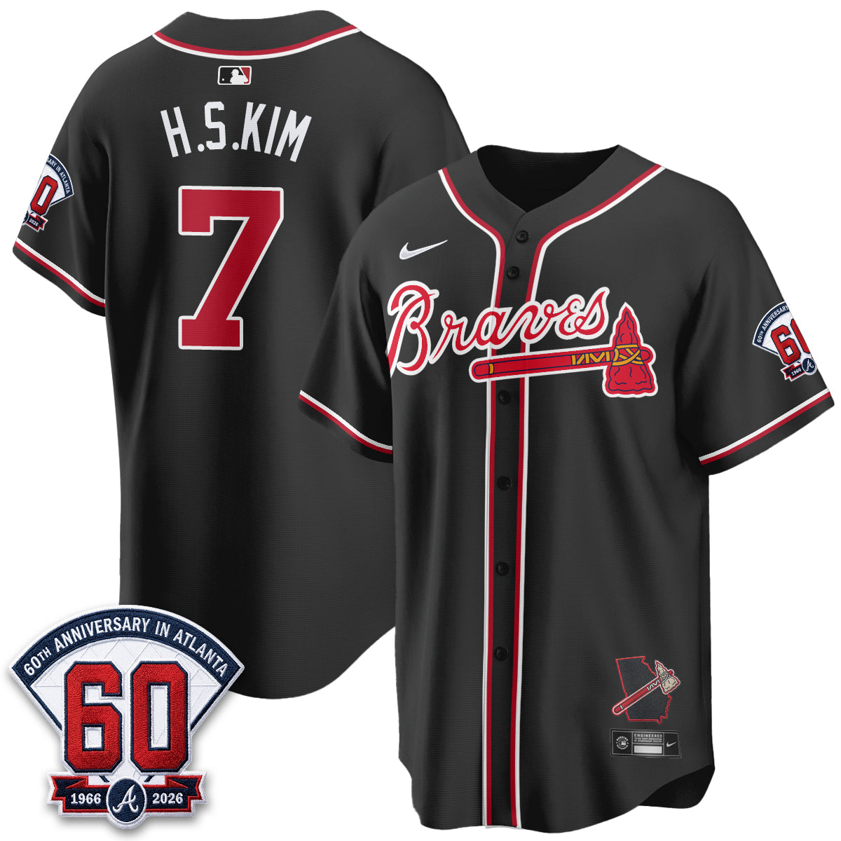 ATL 2026 Black Out Style Vapor Limited Jersey - All Stitched