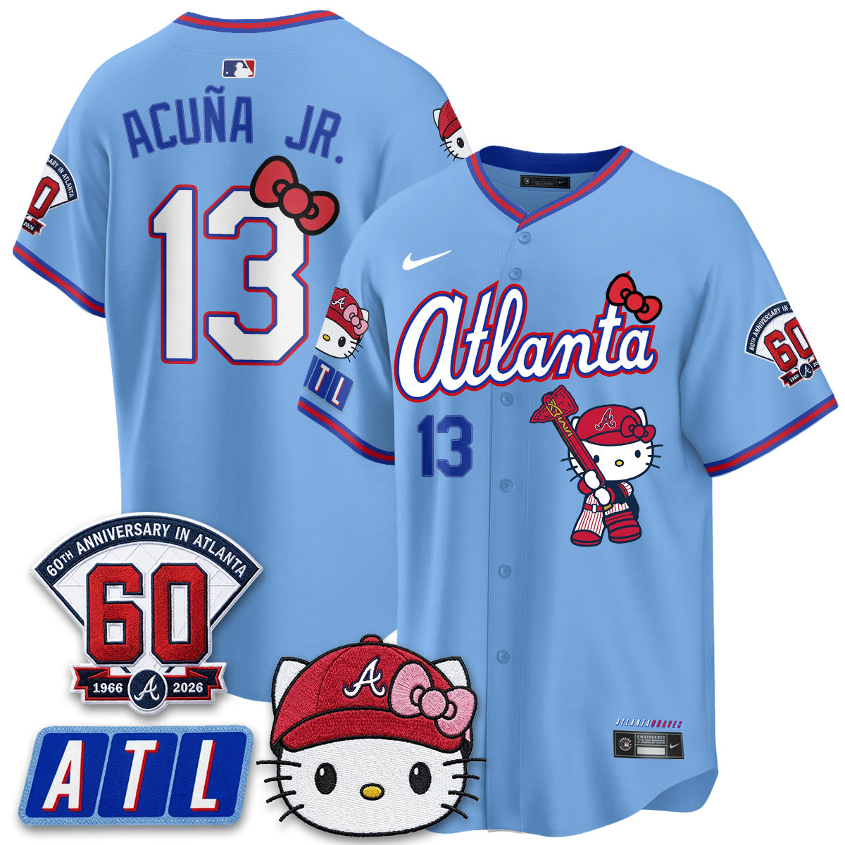 ATL x Meow KT 2026 Limited City Connect Jersey - Stitched