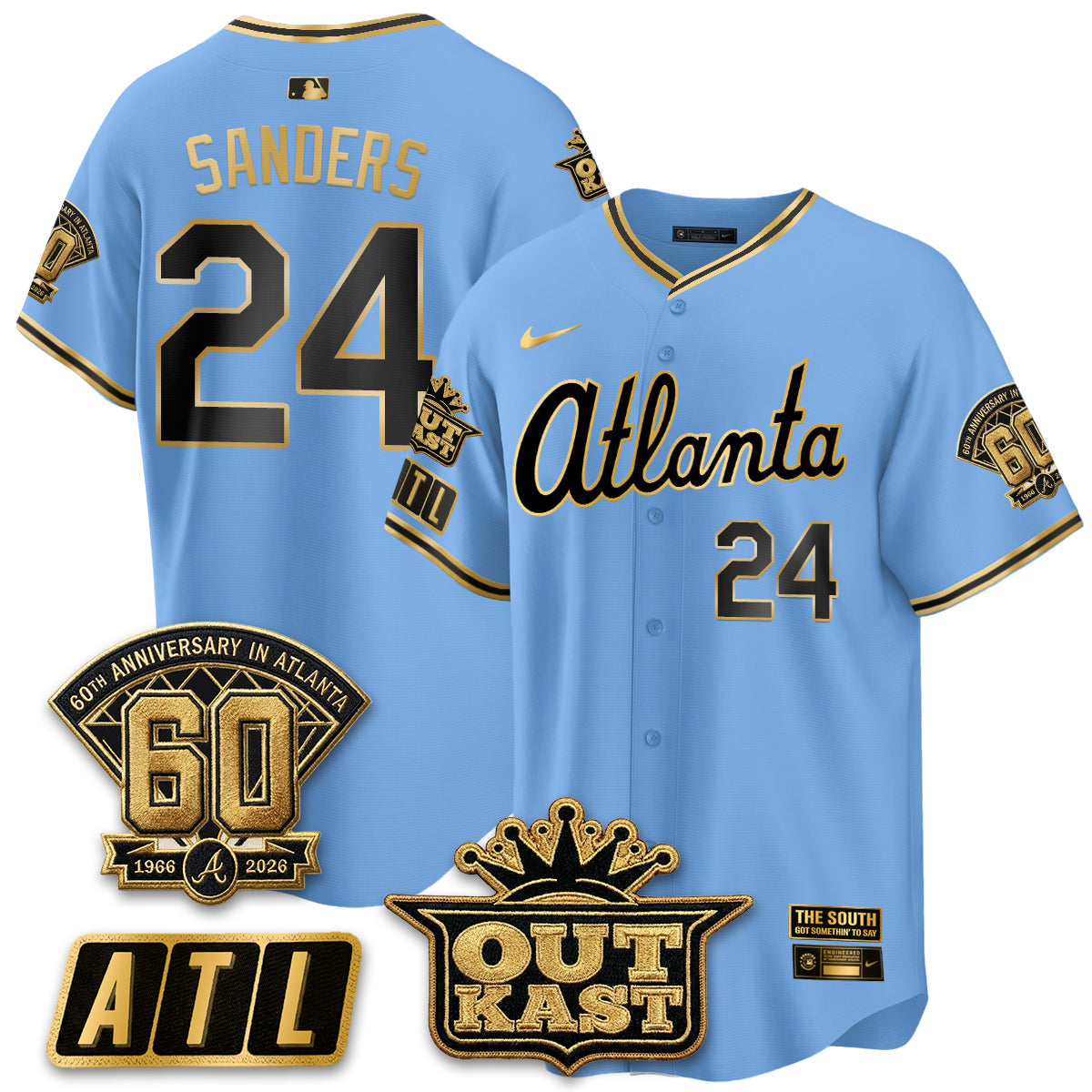 ATL 2026 Gothic Edition Vapor Limited Jersey - All Stitched