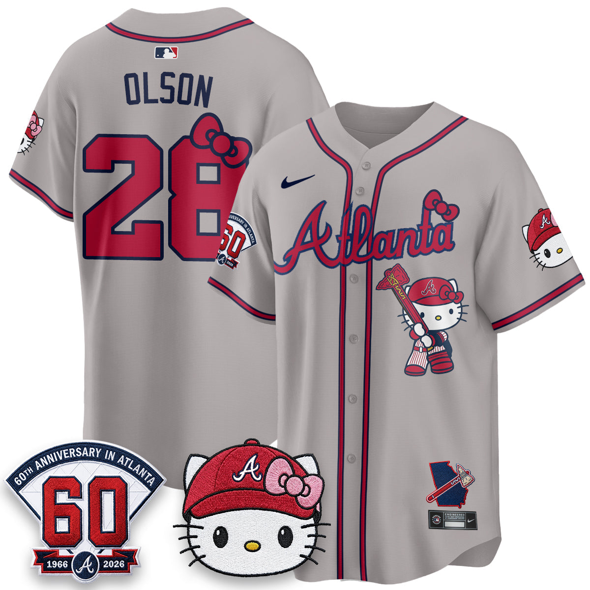 ATL x Meow KT 2026 Limited City Connect Jersey - Stitched