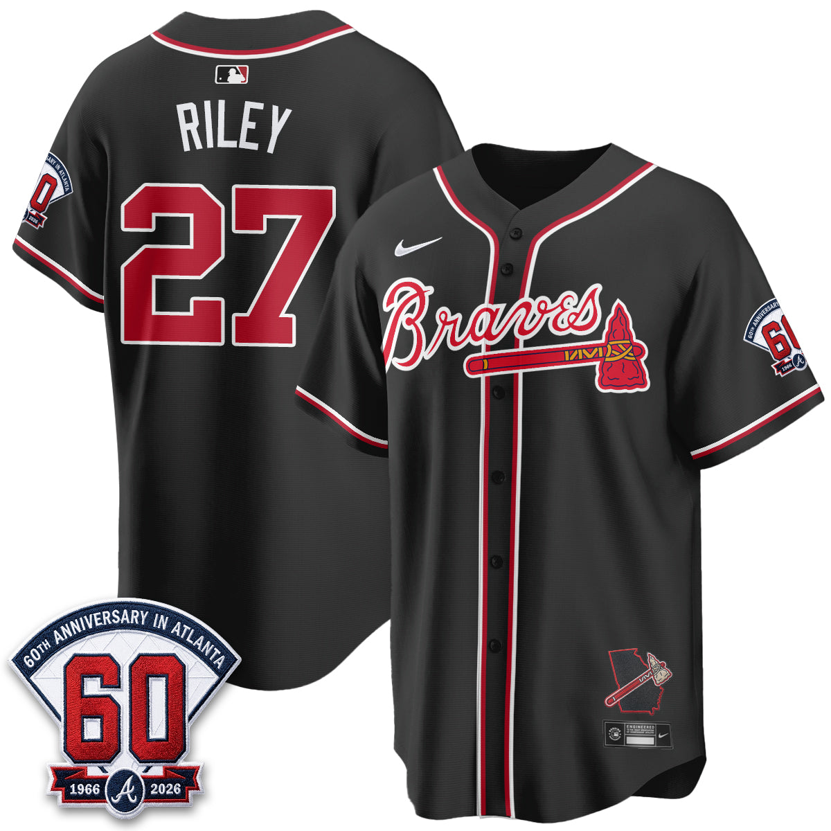 ATL 2026 Black Out Style Vapor Limited Jersey - All Stitched