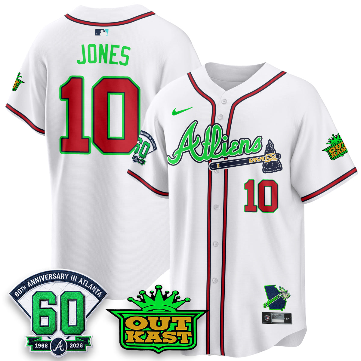 ATL x Atliens Cool Base Galaxy Version Jersey - Stitched