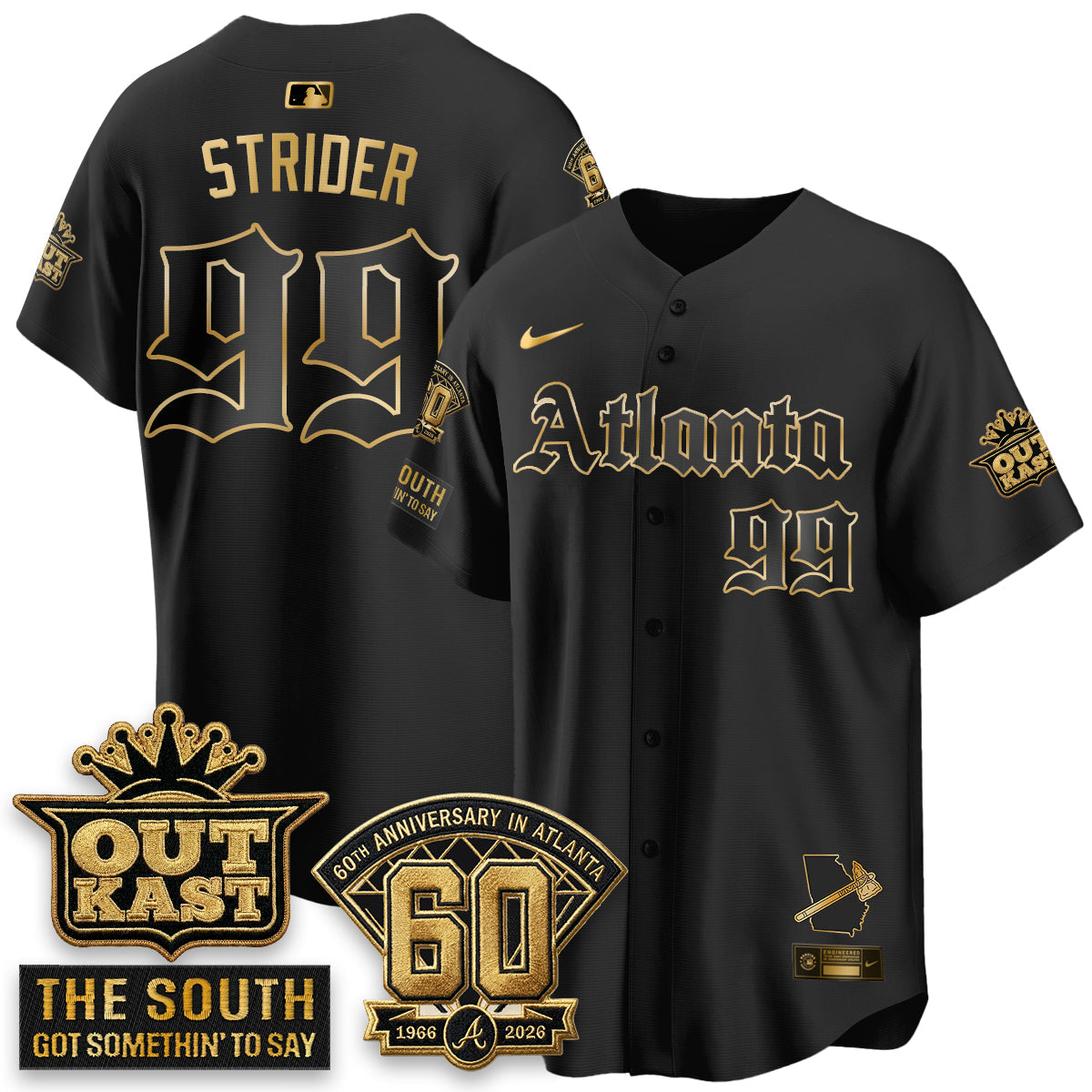 ATL 2026 Gothic Edition Vapor Limited Jersey - All Stitched