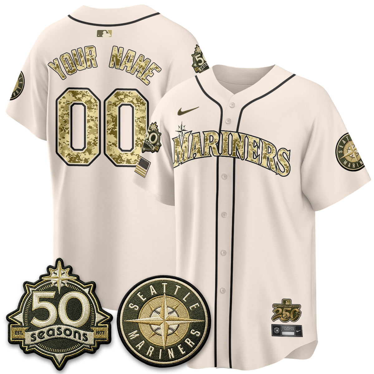 SEA 2026 Armed Forces Day Custom Jersey V3 - Stitched