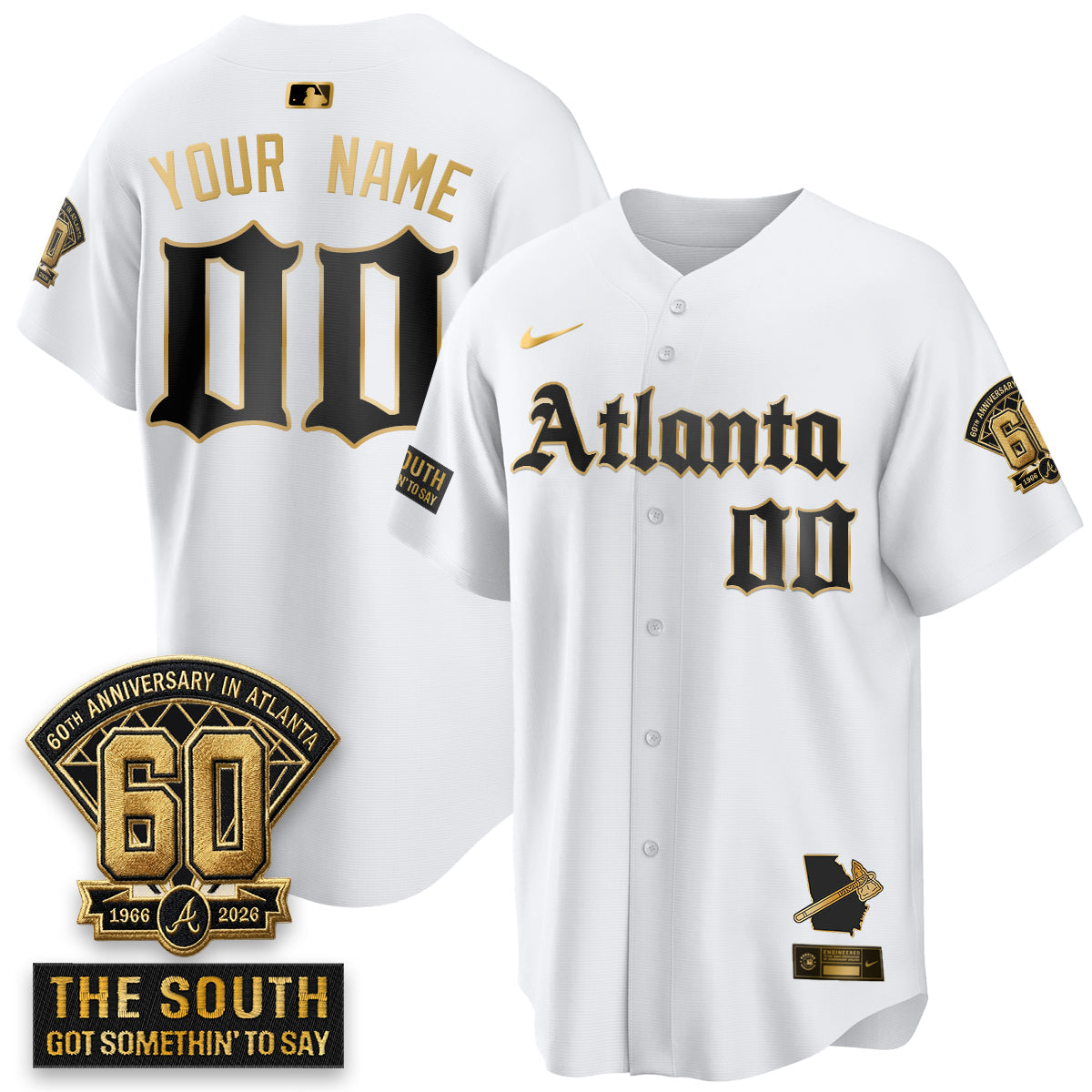 ATL 2026 Gothic Edition Vapor Limited Custom Jersey - All Stitched V2