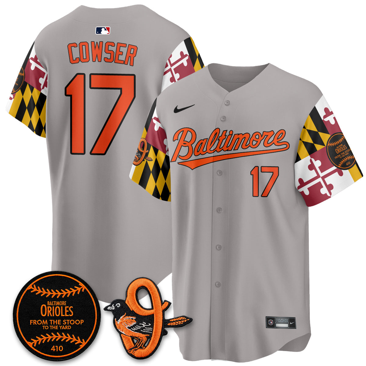 BAL 2026 x Maryland State Flag Vapor Jersey - Stitched V2