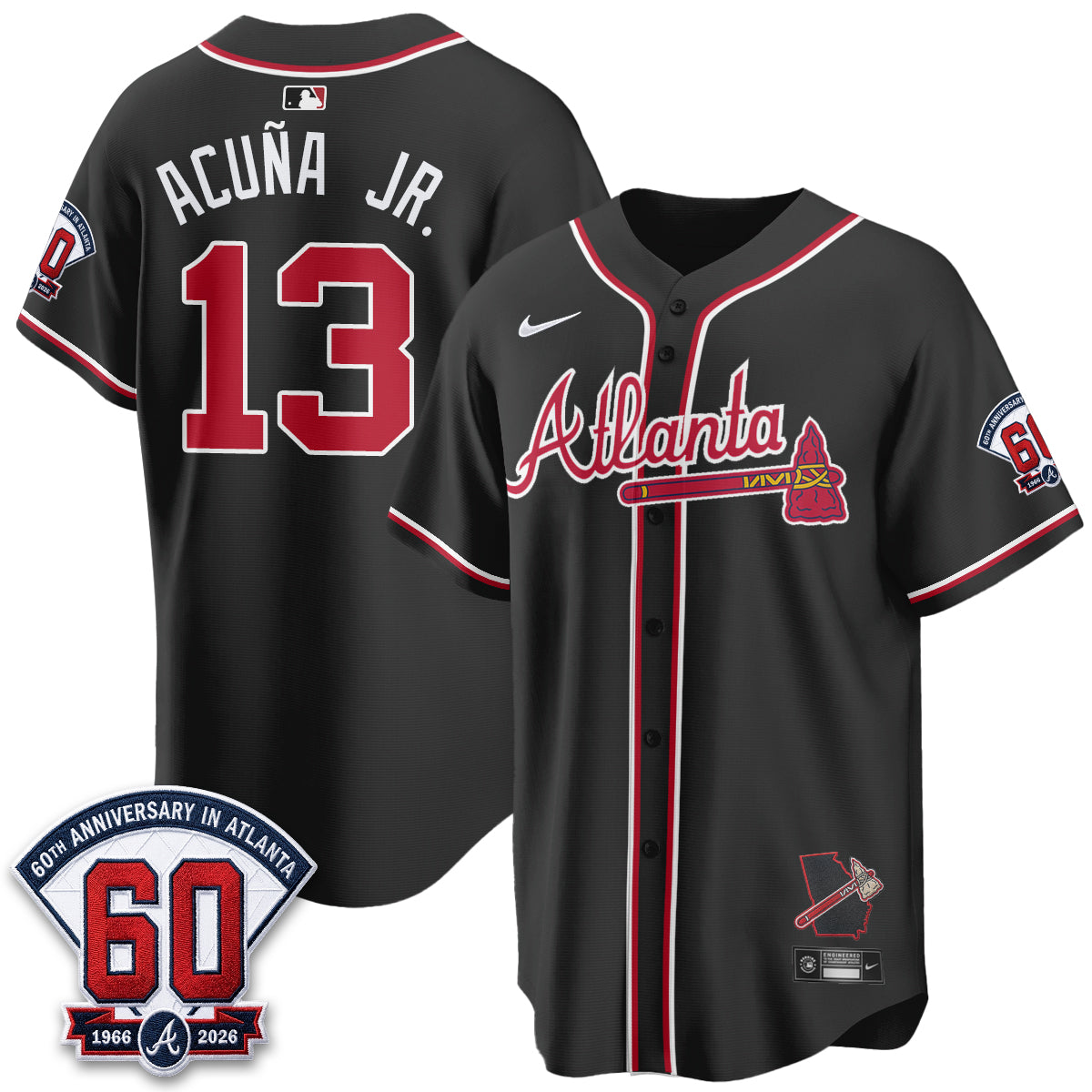 ATL 2026 Black Out Style Vapor Limited Jersey - All Stitched