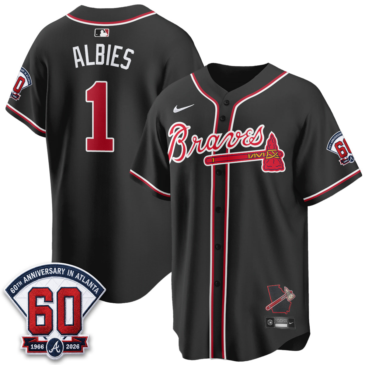 ATL 2026 Black Out Style Vapor Limited Jersey - All Stitched