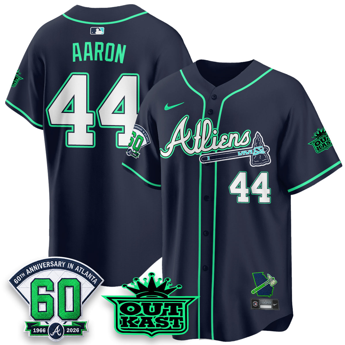 ATL x Atliens Cool Base Galaxy Version Jersey - Stitched (28)