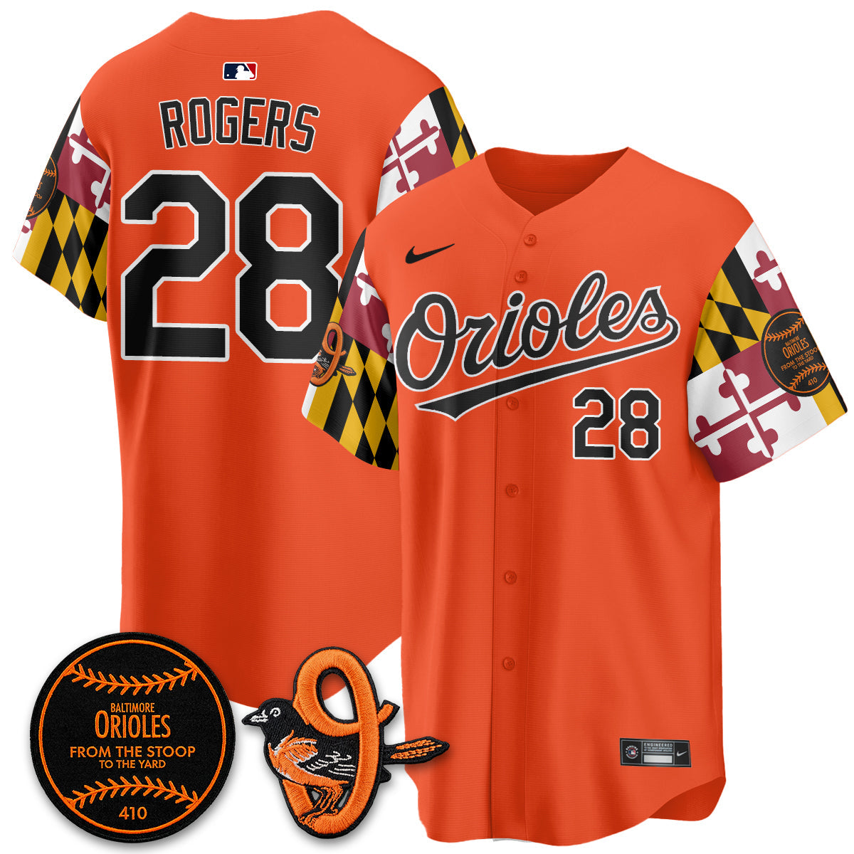 BAL 2026 x Maryland State Flag Vapor Jersey - Stitched V2